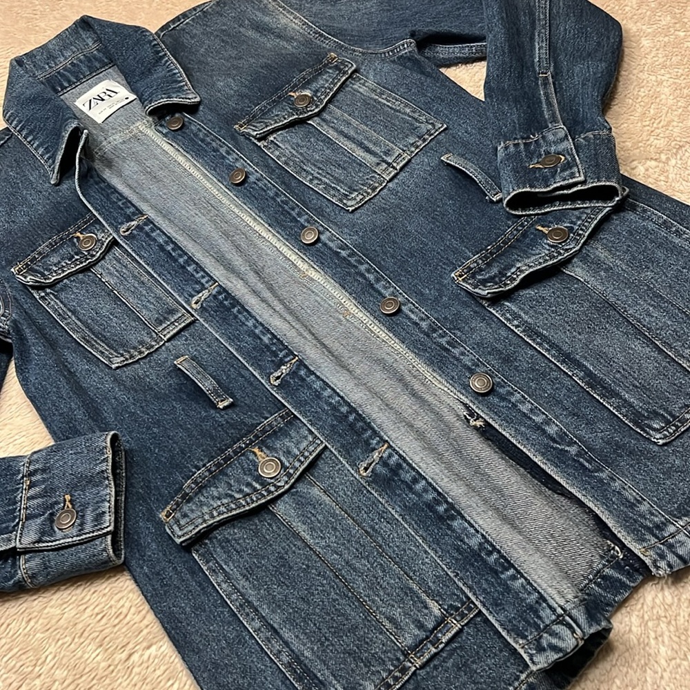 ZARA Sahara Jean Jacket/Mini Dress - Picture 11 of 16